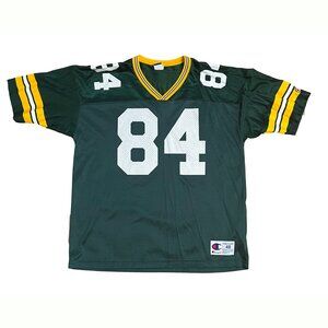 Vintage Champion Bill Schroeder Green Bay Packers NFL Jersey #84 Size 48
